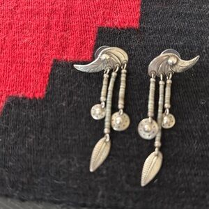 Handmade silver earrings